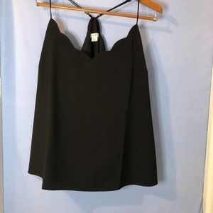 J. Crew Scalloped Neck Sleeveless Top